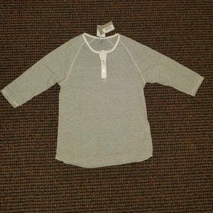 3/4 sleeve henley